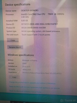 All in one 23" PC HP TouchSmart 600 - 6