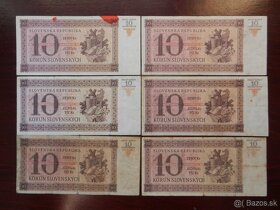 Vzácnejšie Slovenské bankovky vojnové obdobie - 6