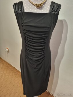 čierne elastické šaty Joseph Ribkoff veľ. 38/40 - 6