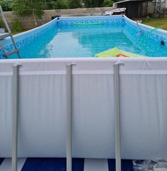 Bazén Bestway 7,3m x3,7m x1,32m ,plus vysávač - 6