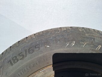 Kolesá 4x100 R15 plus letne pneumatiky 185/65 R15 - 6