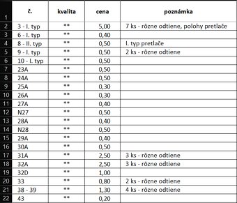 Známky - SLOVENSKÝ ŠTÁT - 6