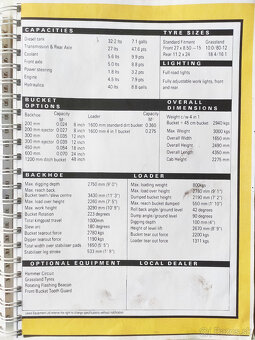 traktor bagr / buldobagr Lewis Badger 4x4, 262 000kč + DPH - 6