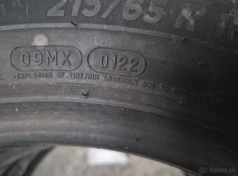 215/65 r16C letné 2 ks MICHELIN - nejazdené - 6