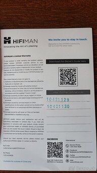Predám Hifiman Ananda + kábel+ stojan. - 6