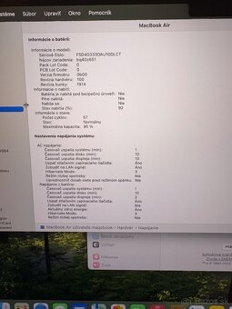 Predám MacBook Air 13" Apple M3 256GB Blue Stav Nového - 6