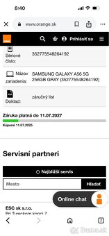 Samsung galaxy A56 5g/256gb - 6