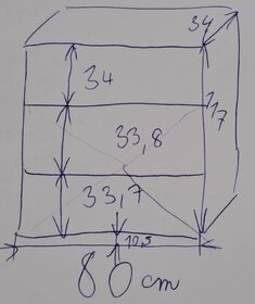 Skrinka / regál / archív na zakladače - 6