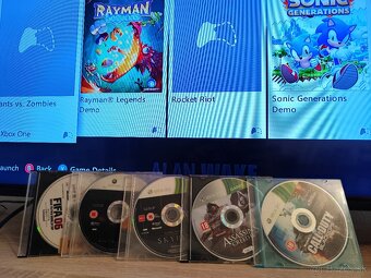 XBox 360 Slim, 16GB, zdroj, gamepad + hry - 6