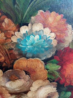 Florencia Campos - luxusný oválny obraz 87x67 - 6