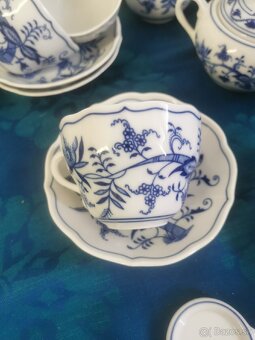 Cibulak, zwiebelmuster, danube, čajový set - 6