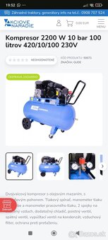 Kompresor 100l 10bar - 6