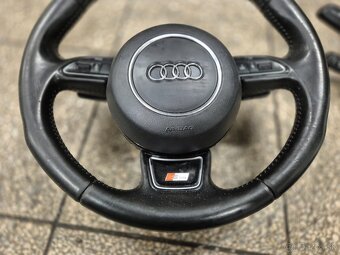 Predám trojramenny volant S-line pre Audi - VÝBORNÝ STAV - - 6