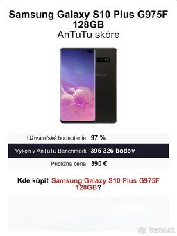 Samsung Galaxy S10 Plus 128GB Black - 6