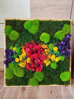 Machový obraz dúha - 6