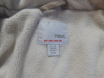 Teplá mačičková bunda Next 12-18 mes - 6