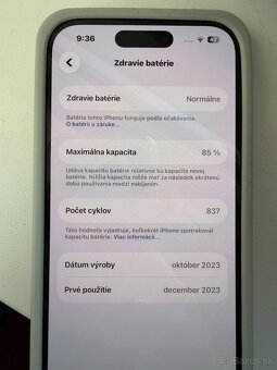 Predám Iphone 15 128GB - 6