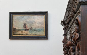 Rybářské lodě na pláži. Anonym - 6