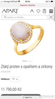 Predám zlatý set šperkov s opalitom - 6