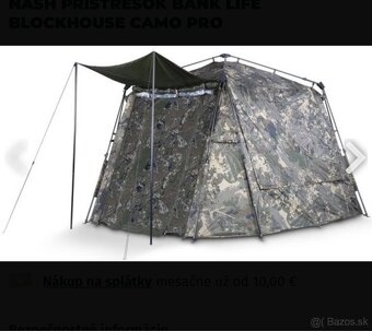 NASH PRÍSTREŠOK BANK LIFE BLOCKHOUSE CAMO PRO - 6
