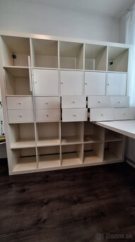 IKEA 5x5 zostava so stolom KALAX LINNMON - 6