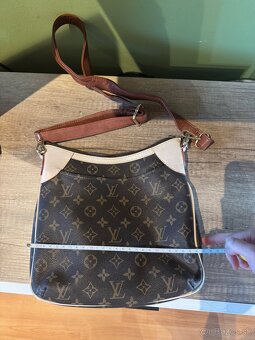 Veľká hnedá crossbody lv kabelka - 6