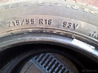 2 ks LETNÉ 215/55 R16 93W PIRELLI cca 5 mm - LEN 19,99€/kus - 6