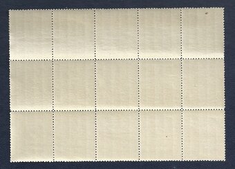 Známky, zbierka, bloky Zborov 1937, ČSR I - 6