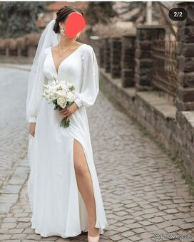 Svadobné šaty 44-46 boho štýl - 6