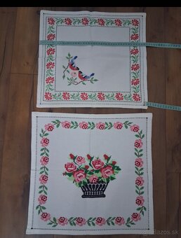 Ručne vyšívané obrusy -retro - 6