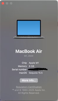Macbook Air 13 M1 8/256 GB - 6