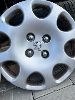 Peugeot – letné pneumatiky s diskami + zimné na plecháčoch s - 6