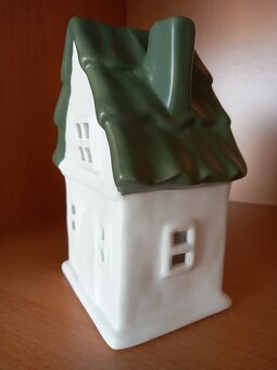Keramický Led domček 16,5x12x8 cm - 6