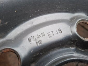 Plech. disky VW/Skoda/Seat R16, 5x112 - 6