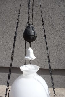 Lampa petrolejová závesná . - 6