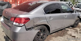 SUBARU LEGACY 2.5 AWD 2010 predám MOTOR EJ25, DVERE, PREVODO - 6