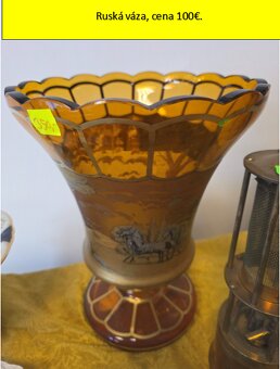 Starožitné kryštály/sklo/porcelán - 6