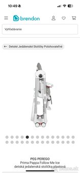 Detská stolička Peg Perego Prima pappa follow me+Dohoda - 6