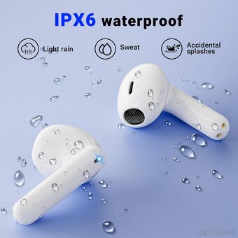 Bezdrôtové slúchadlá Godyse J90 - Bluetooth 5.3,ENC, IPX6 - 6