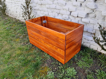 3 x Drevený vyvýšený záhon 100 x 50 x52 cm - 6
