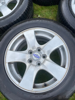 original volvo hlinkove disky r16 + zimne pneu 225/45 R16 - 6
