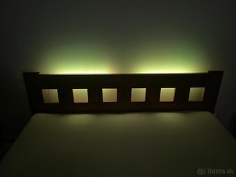 Masívna dubová posteľ 160 × 200 cm - 6