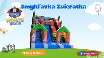 Nafukovacie atrakcie - Hopsa Bavsa - - 6