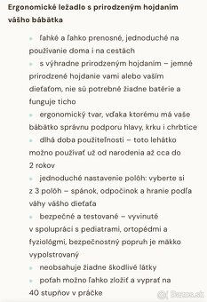Baby bjorn lehátko - 6
