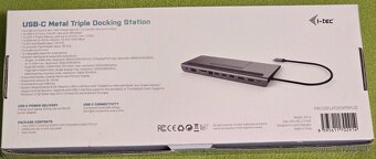 Nová dokovacia stanica I-TEC USB-C Metal 4K 3x display 85W - 6