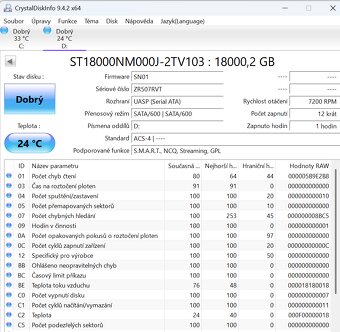 HDD disky 3,5" 14TB, 16TB, 18TB,.. - 6