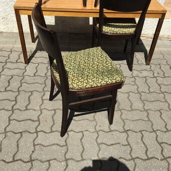 Retro stolicky drevene UP Zavody vidiecke 4ks - 6