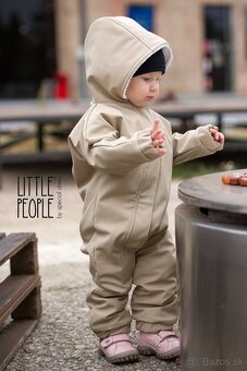 PREDANÝ - Little people_Softshellový zimný overal_110/116 - 6