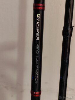 Predám udicu Nevis Whisper Carp Match - 6