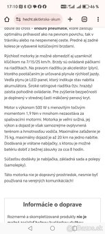 Detská akumulátorová motorka - HECHT 54501 - 6